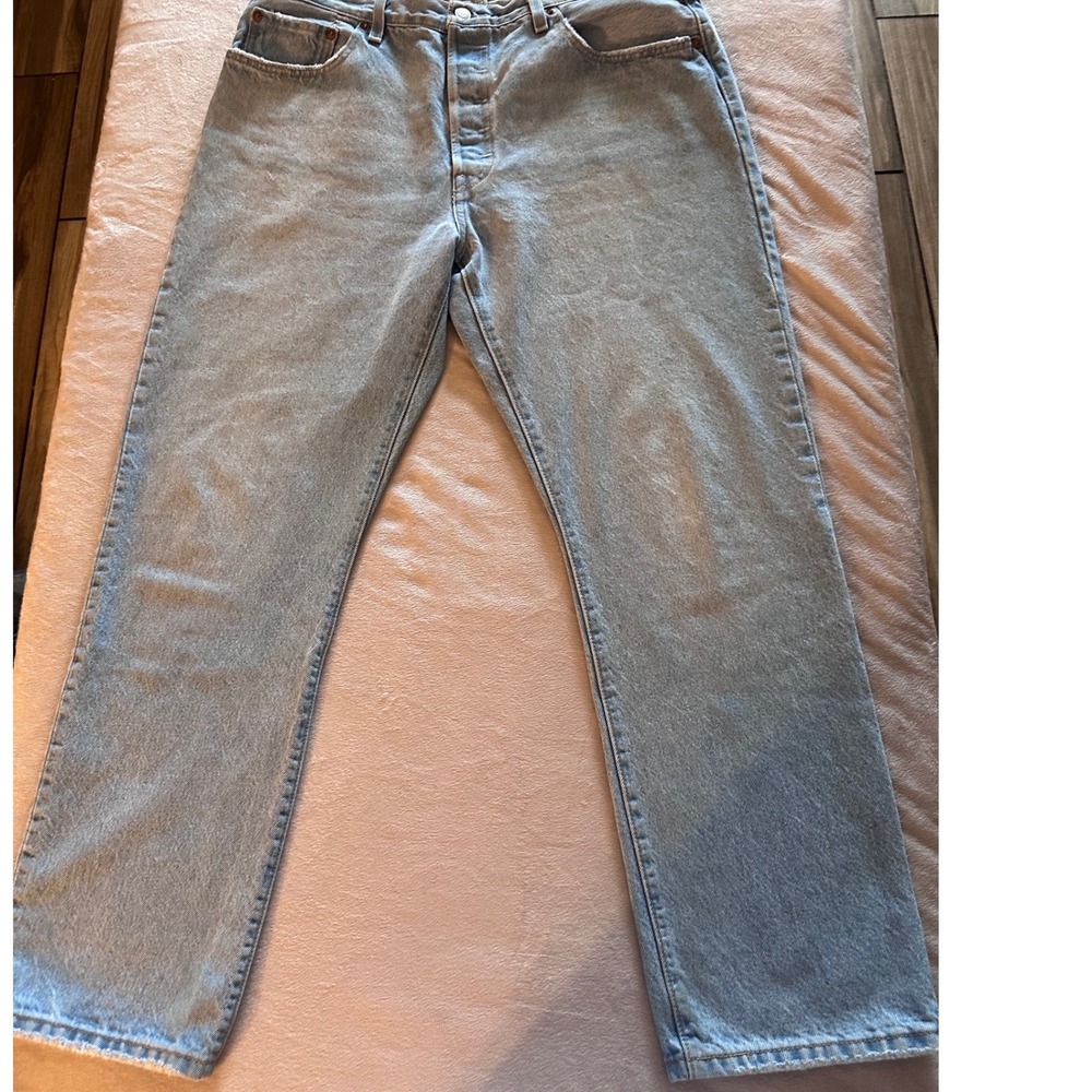 Levis Premium 501 Original Fit Big E Red tag Straight Leg Jeans W34 L30 Mens